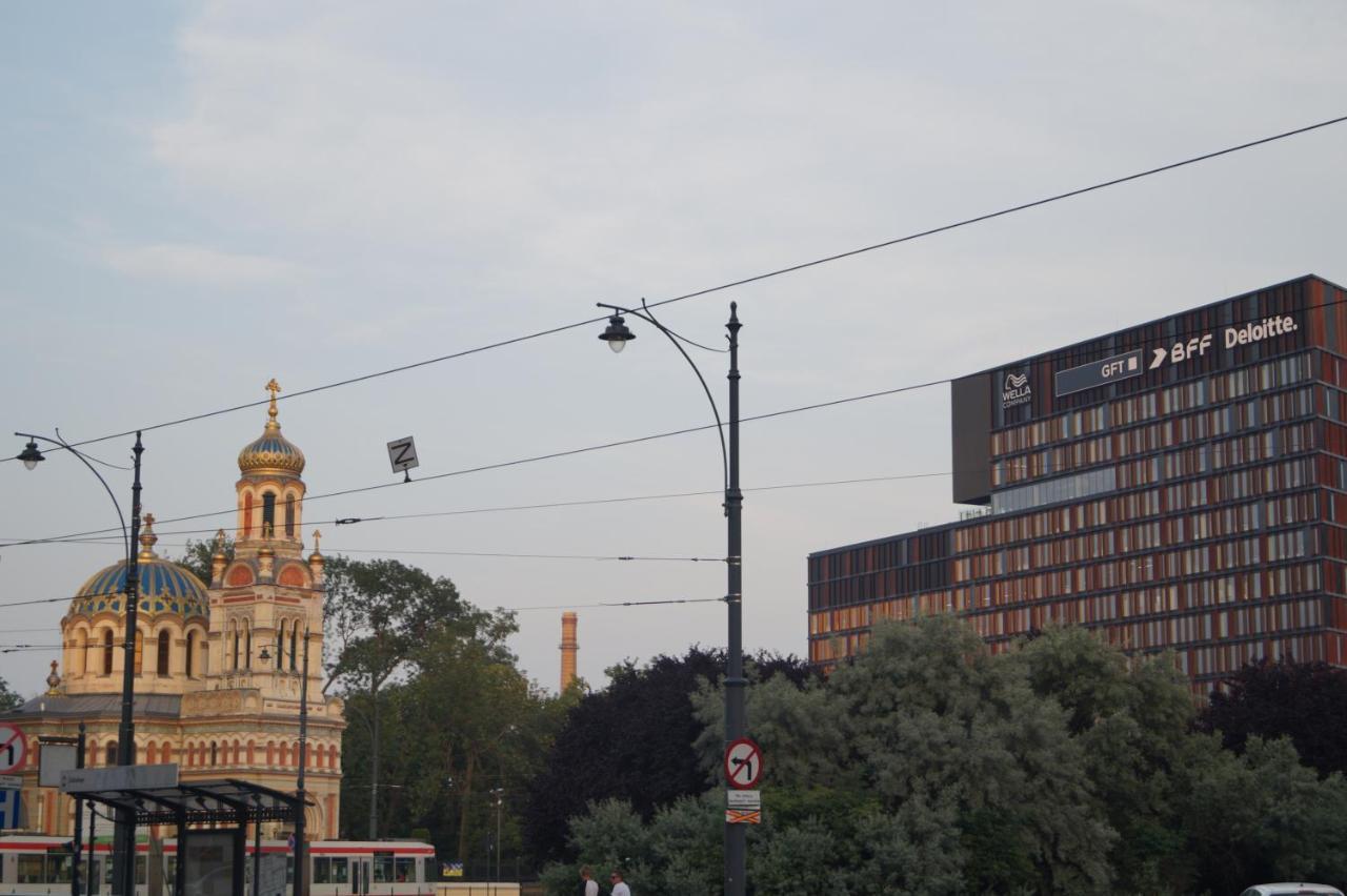 N23 Dwupoziomowy Apartament Lodz Centrum Wi-Fi Klimatyzacja Exterior foto